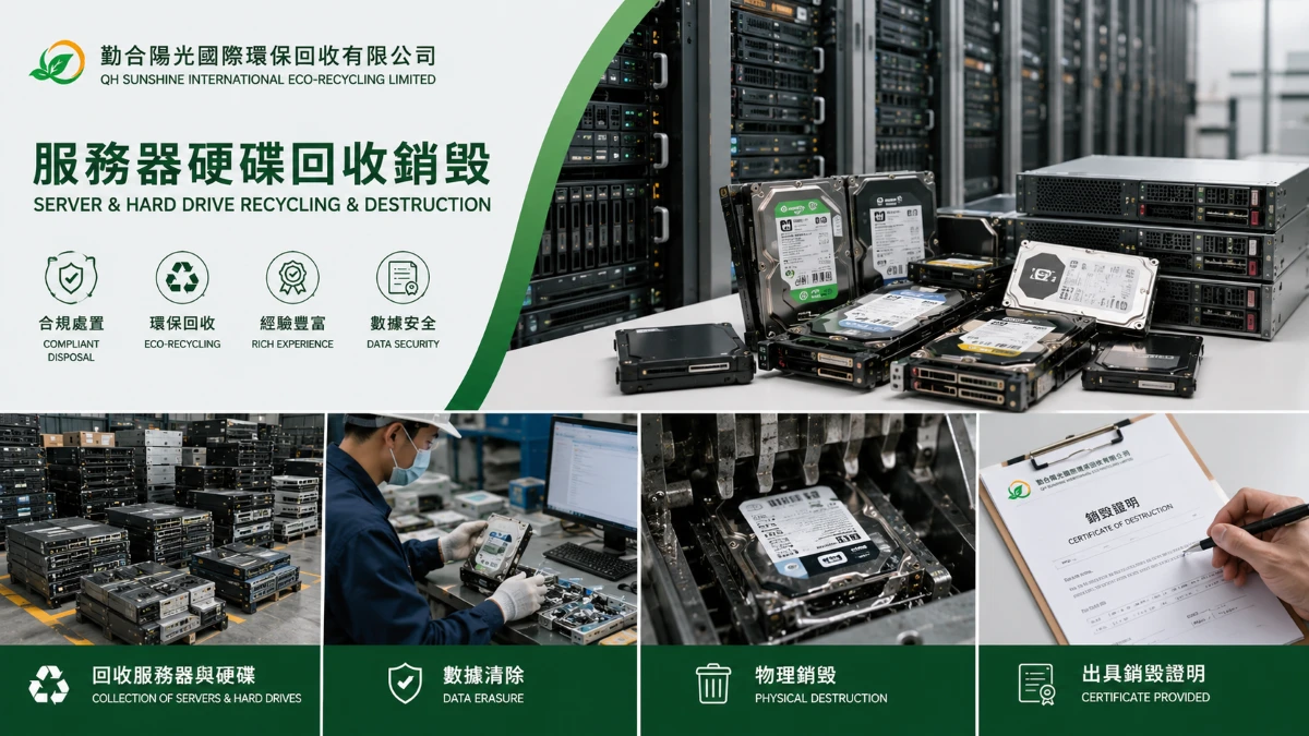 香港服务器硬盘回收销毁